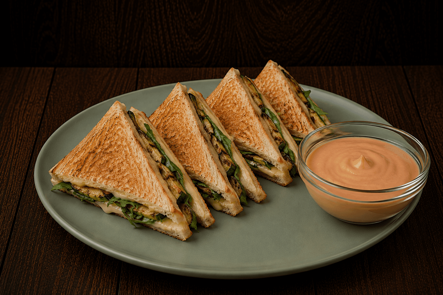 Toast vegetariano