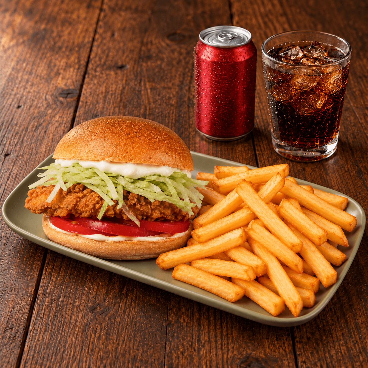 Combo Chicken Burger